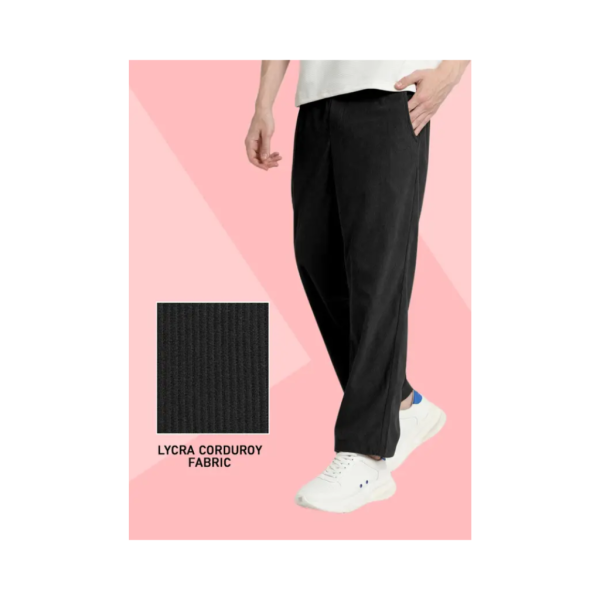 Men Self Design Track Pants